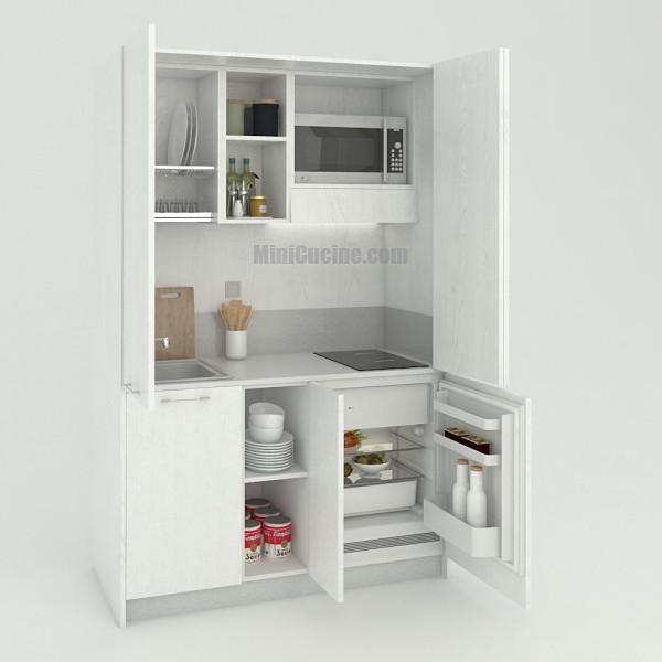 Monoblocco cucina da cm. 124 - aperto